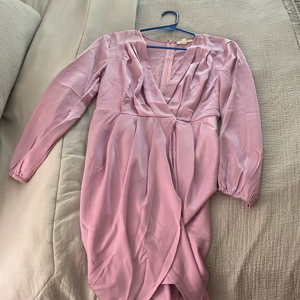 Entro Satin Pink Dress